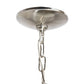 Meyda Lighting 18" 5-Light Chrome Silver Leaf Chandelier Hardware