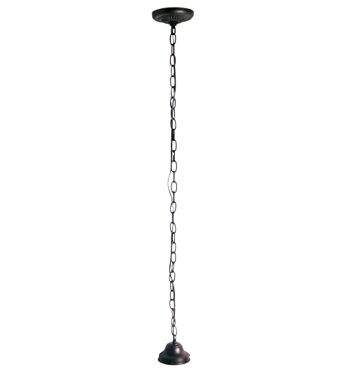 Meyda Lighting 183626 5" Mahogany Bronze Pendant Light Hardware