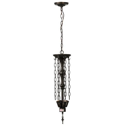 Meyda Lighting 20" 4-Light Mahogany Bronze Inverted Pendant Light Base