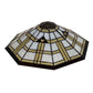 Meyda Lighting 20" Arrowheads Mahogany Bronze Frame With Multi-Colored Shade Glass