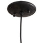 Meyda Lighting 203701 5" Textured Black Pendant Light Hardware
