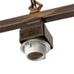 Meyda Lighting 211601 32" 2-Light Antique Copper Island Pendant Light Hardware