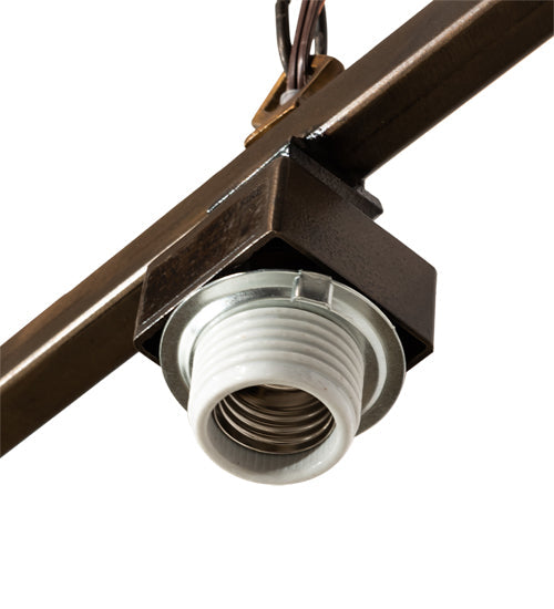 Meyda Lighting 211601 32" 2-Light Antique Copper Island Pendant Light Hardware