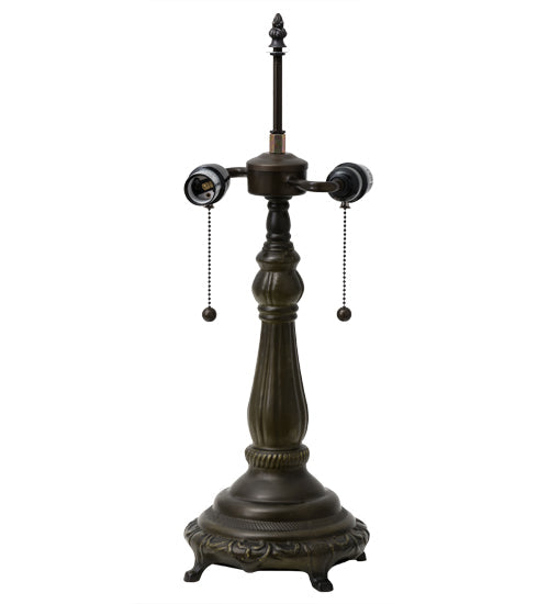 Meyda Lighting 22" 2-Light Mahogany Bronze Table Lamp Base