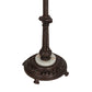 Meyda Lighting 226006 60" Mahogany Bronze Bridge Arm Floor Lamp Base