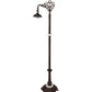 Meyda Lighting 226006 60" Mahogany Bronze Bridge Arm Floor Lamp Base