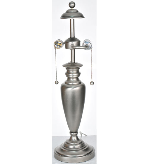 Meyda Lighting 23" 2-Light Brushed Nickel Table Lamp Base