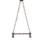 Meyda Lighting 23" 2-Light Mahogany Bronze Victorian Onyx Island Pendant Light Hardware