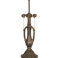 Meyda Lighting 24" 2-Light Vintage Copper Table Lamp Base