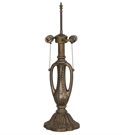 Meyda Lighting 24" 2-Light Vintage Copper Table Lamp Base