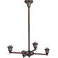 Meyda Lighting 24" 4-Light Antique Brass Chandelier Hardware
