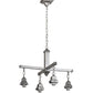 Meyda Lighting 24" 4-Light Nickel Chandelier Hardware