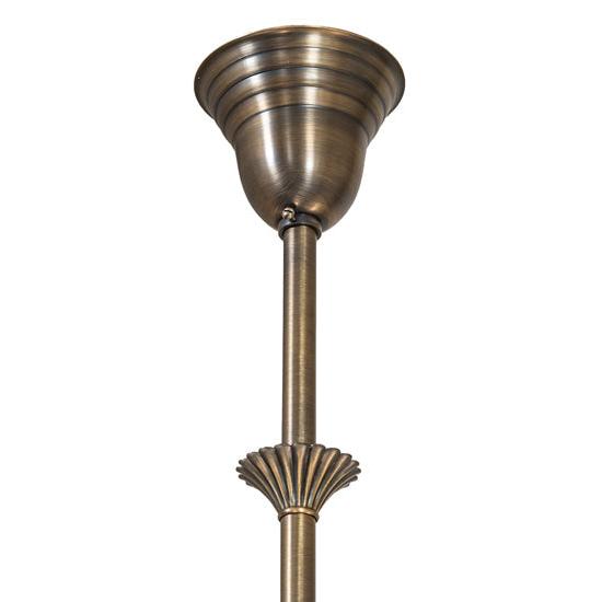 Meyda Lighting 24" 6-Light Antique Brass Gas & Electric Chandelier