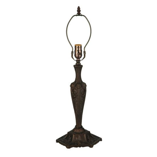 Meyda Lighting 24" Mahogany Bronze Lion Head Table Lamp Base