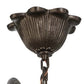 Meyda Lighting 25" 3-Light 3-Arm Mahogany Bronze Custom Chandelier Hardware