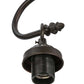 Meyda Lighting 25" 3-Light 3-Arm Mahogany Bronze Custom Chandelier Hardware
