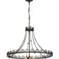 Meyda Lighting 25" 4-Light Timeless Bronze Inverted Pendant Light Hardware