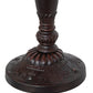 Meyda Lighting 253040 23" 2-Light Mahogany Bronze Table Lamp Base