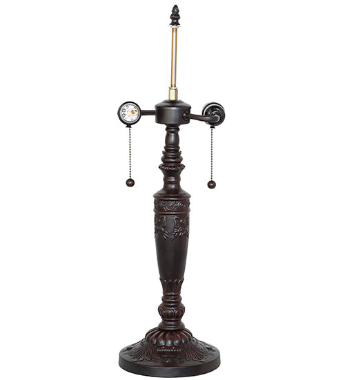 Meyda Lighting 253040 23" 2-Light Mahogany Bronze Table Lamp Base