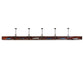 Meyda Lighting 259803 240" 24-Light Antique Copper Island Pendant Light With Madura Idalight Shade