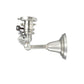 Meyda Lighting 26" Antique Nickel Wall Sconce Hardware