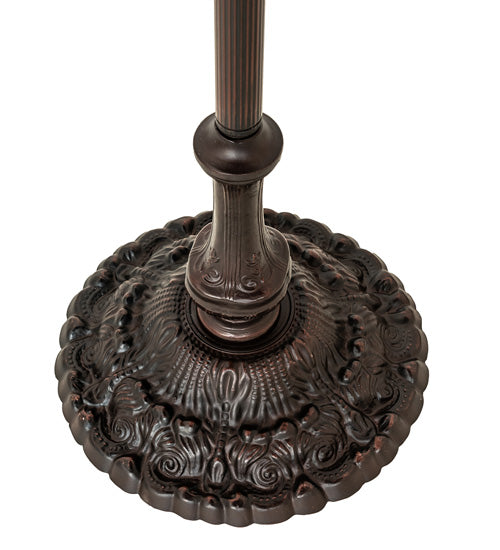 Meyda Lighting 26306 62" 3-Light Mahogany Bronze Floor Lamp Base