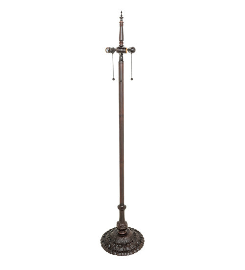 Meyda Lighting 26306 62" 3-Light Mahogany Bronze Floor Lamp Base