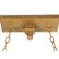 Meyda Lighting 28" 2-Light Cortez Gold Island Pendant Light Hardware