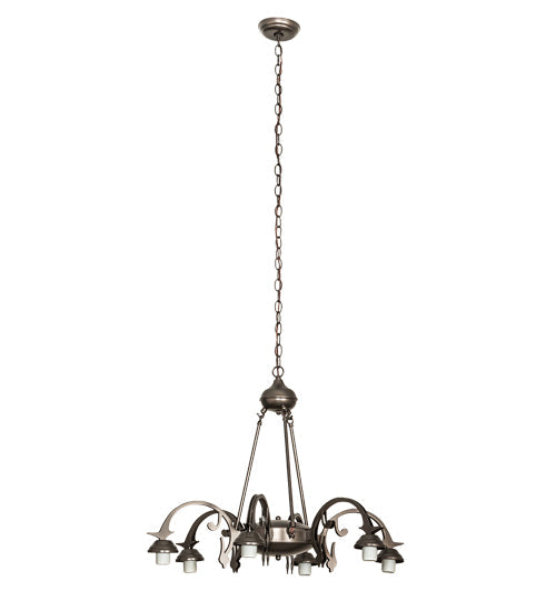 Meyda Lighting 28" 6-Light Oil Rubbed Bronze Chandelier Hardware