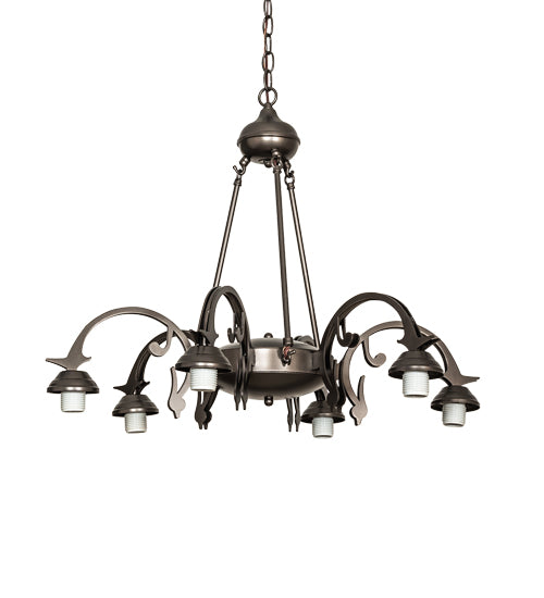 Meyda Lighting 28" 6-Light Oil Rubbed Bronze Chandelier Hardware