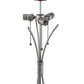 Meyda Lighting 28" Nickel Powdercoat Table Lamp Base