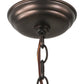 Meyda Lighting 29" 6-Light Mahogany Bronze Chandelier Hardware