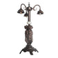 Meyda Lighting 3 Graces 23" 3-Light Mahogany Bronze Table Lamp Base