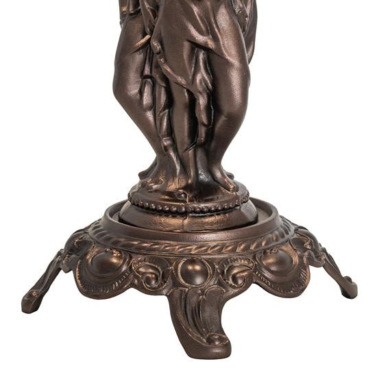 Meyda Lighting 3 Graces 23" 3-Light Mahogany Bronze Table Lamp Base