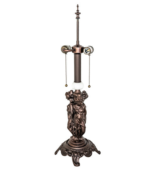 Meyda Lighting 3 Graces 28" 2-Light Mahogany Bronze Table Lamp Base