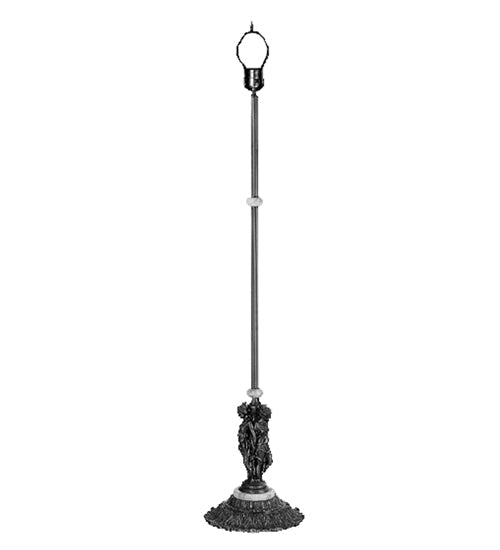 Meyda Lighting 3 Graces 53" Mahogany Bronze Floor Lamp Base