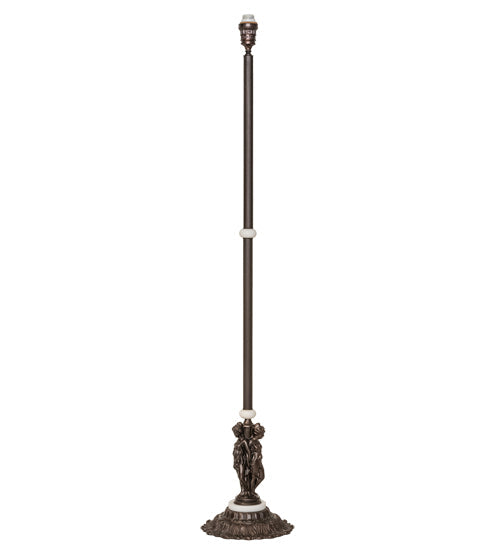 Meyda Lighting 3 Graces 65" Mahogany Bronze Floor Lamp Base