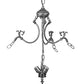 Meyda Lighting 30444 16" 3-Light Mahogany Bronze Inverted Pendant Light Hardware
