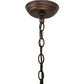 Meyda Lighting 30459 20" 3-Light Mahogany Bronze Pendant Light Hardware