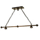 Meyda Lighting 32" 2-Light Mahogany Bronze Island Pendant Light Hardware