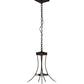 Meyda Lighting 36" 4-Light Antique Copper MS244-37-1 Inverted Pendant Light Hardware