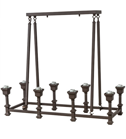 Meyda Lighting 36" 8-Light Cafe Noir Island Chandelier Hardware