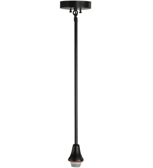 Meyda Lighting 36" Craftsman Brown Cone Rod Hanger Pendant Light Hardware