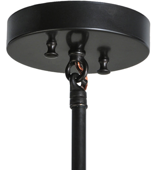 Meyda Lighting 36" Craftsman Brown Cone Rod Hanger Pendant Light Hardware