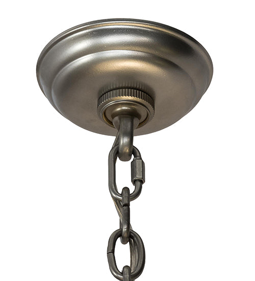 Meyda Lighting 37" 8-Light Nickel Inverted Pendant Light Hardware