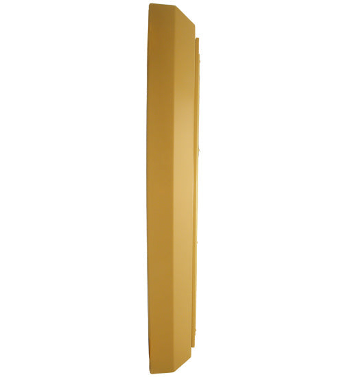 Meyda Lighting 38" LED ASK-4E Wall Sconce With Beige and White Shade Glass