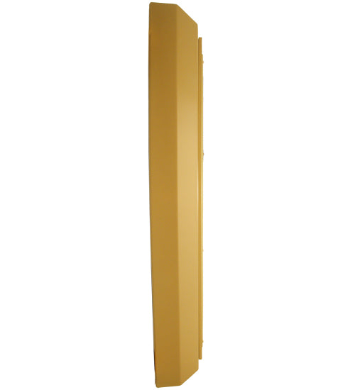 Meyda Lighting 38" LED Wall Sconce With Beige and White Shade Glass