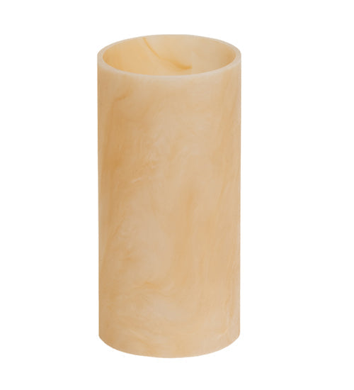 Meyda Lighting 3"W x 6"H Beige Sahara Taupe Acrylic Cylinder Shade