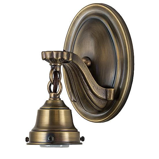 Meyda Lighting 4" Antique Brass Wall Sconce