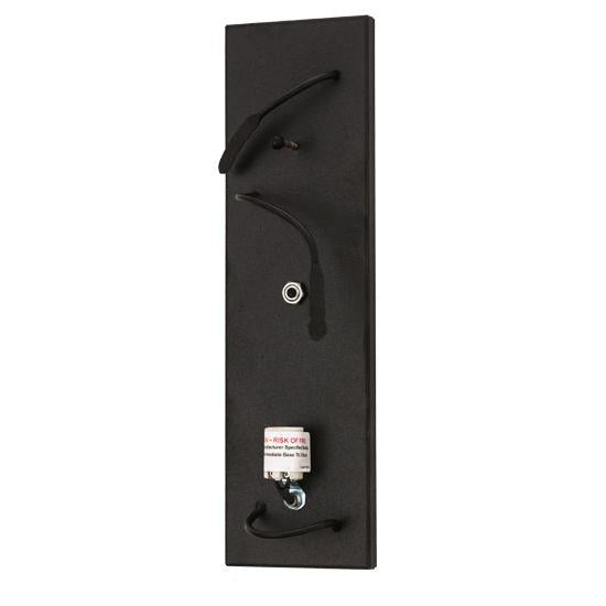 Meyda Lighting 4" Black Wall Sconce